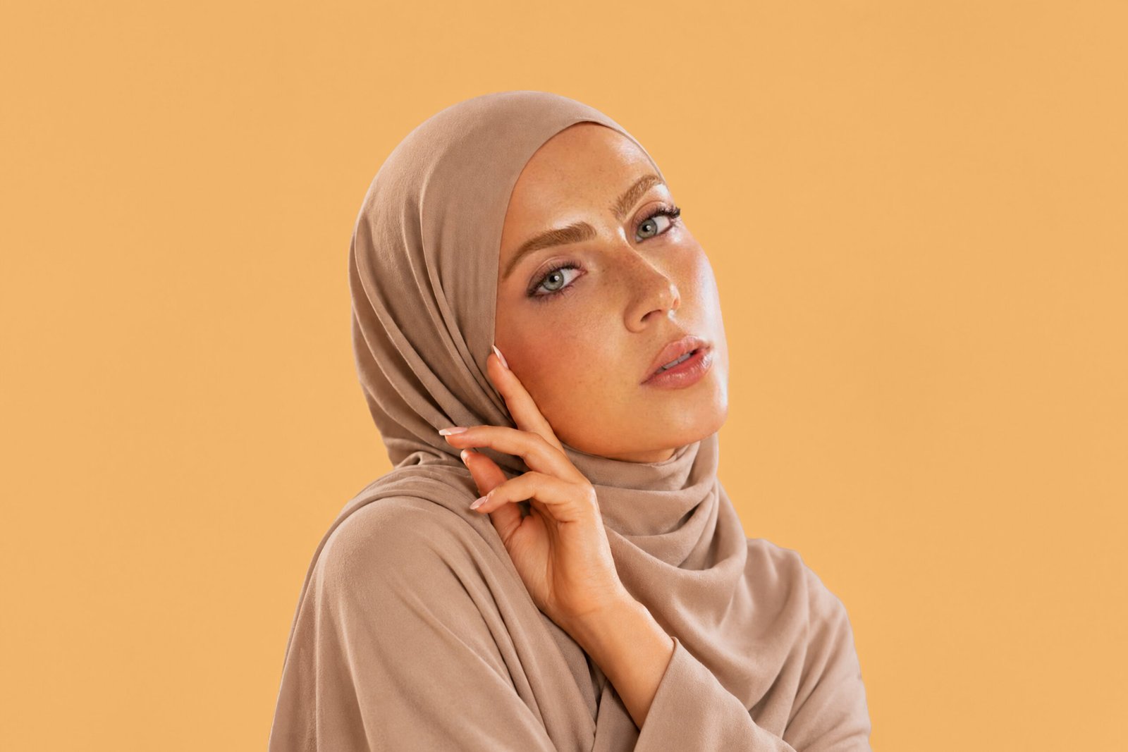 صورة قريبة طبيعية للبشرة