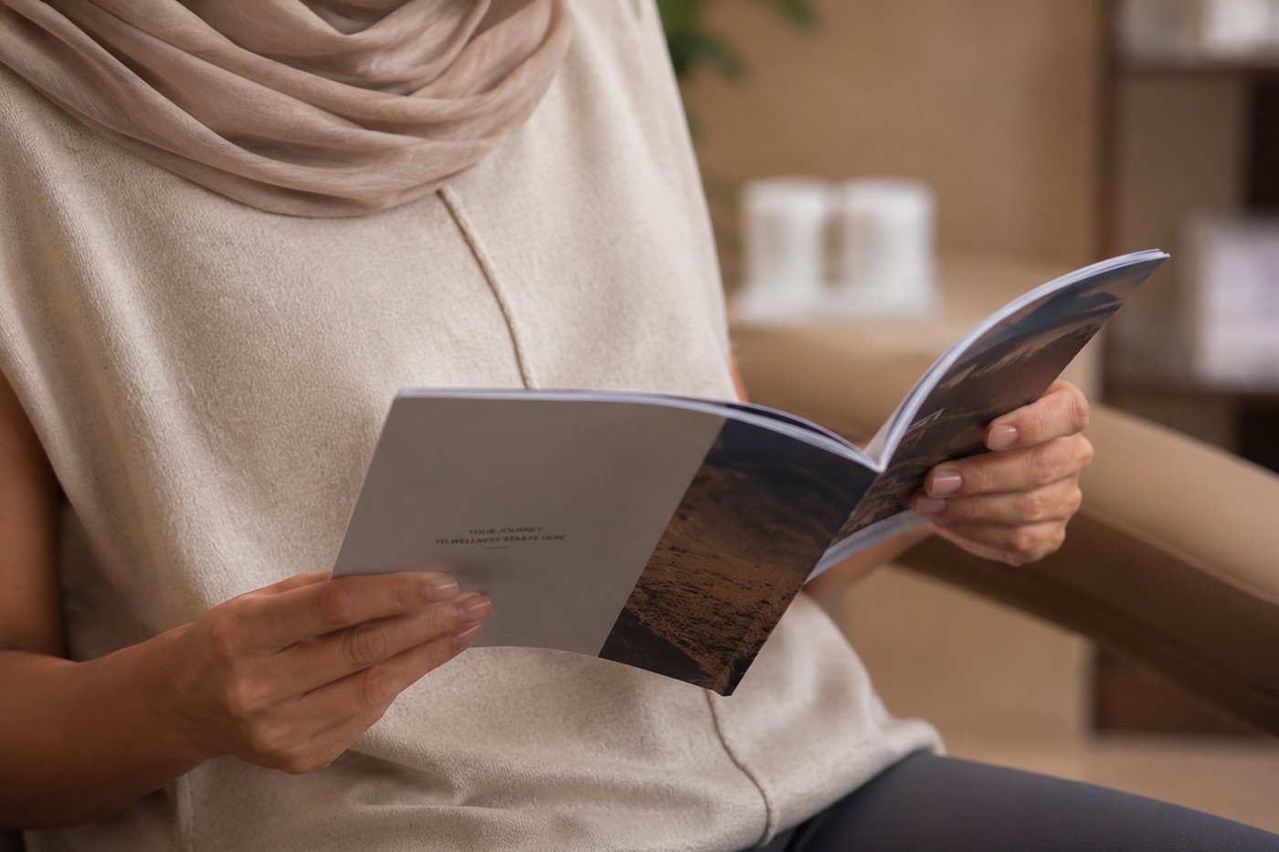 استشارة داخل عيادة تجميلية
